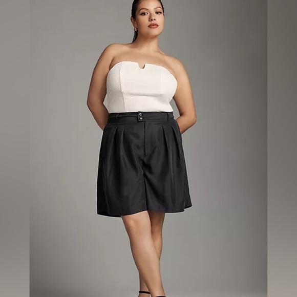 NWT Anthropologie White Porridge Tube Top 3X - Picture 2 of 6